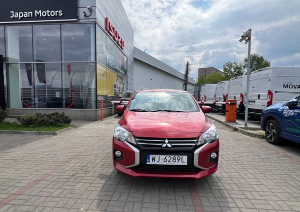 Mitsubishi Space Star cena 56990 przebieg: 24258, rok produkcji 2022 z Warszawa małe 301